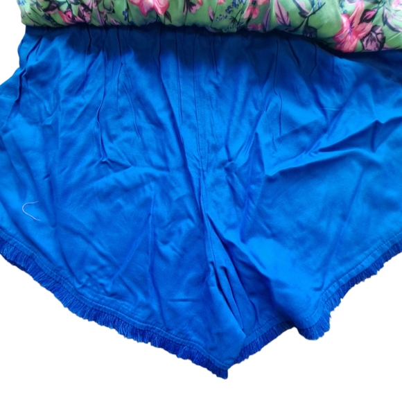 Japna 2-Pack Floral Green and Pink Women's Shorts Sleepwear New Size M - Picture 6 of 7